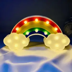 Led Işıklı Gökkuşağı Gece Lambası