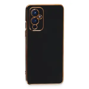 One Plus 9 Kılıf Volet Silikon - Siyah