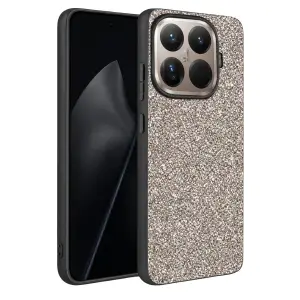 Onegif Xiaomi Mi 15t Pro Bright Simli Kapak - Gümüş