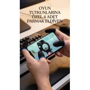 Oyuncu Eldiveni Ergonomik Hassasiyet Dayanıklı Tasarım Kontrol Rahatlığı