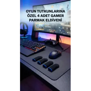 Oyuncu Parmaklık Eldiven Hassas Kontrol Konforlu Tasarım