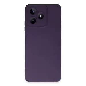 Realme C53 Kılıf Nano İçi Kadife Silikon - Mor