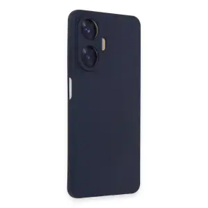 Realme C55 Kılıf Nano İçi Kadife Silikon - Mor
