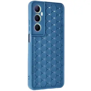 Realme C65 Kılıf Petek Silikon Kapak - Mavi