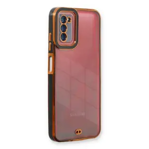 Samsung Galaxy A03s Kılıf Liva Lens Silikon - Siyah