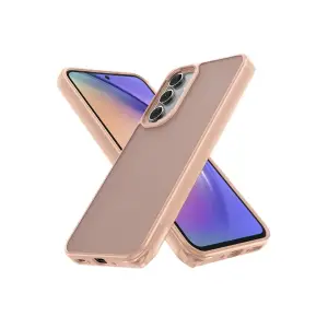 Samsung Galaxy A05s Kılıf Elegant Kapak - Pudra