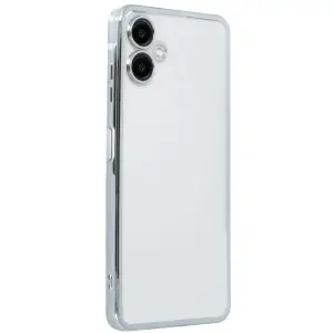 Samsung Galaxy A07 4g Razer Lensli Silikon - Gümüş