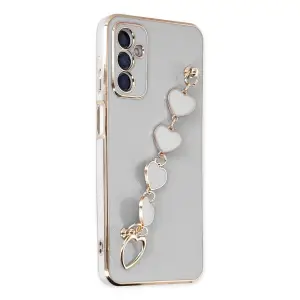 Samsung Galaxy A14 4g Kılıf Esila Silikon - Beyaz