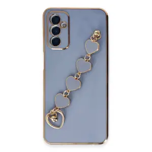 Samsung Galaxy A14 4g Kılıf Esila Silikon - Gri