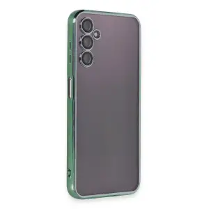 Samsung Galaxy A14 4g Kılıf Razer Lensli Silikon - Yeşil