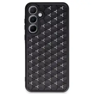 Samsung Galaxy A25 5g Kılıf Petek Silikon Kapak - Siyah