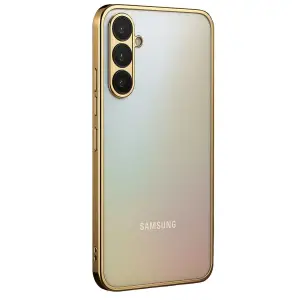 Samsung Galaxy A34 5g Kılıf Razer Lensli Silikon - Gold