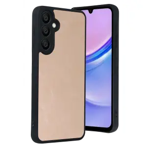 Samsung Galaxy A37 5g Aras Deri Kapak - Pudra