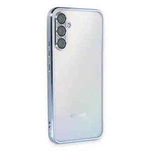 Samsung Galaxy A54 5g Kılıf Razer Lensli Silikon - Açık Mavi