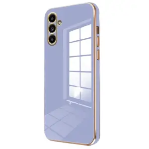 Samsung Galaxy A55 5g Kılıf Volet Silikon - Mavi