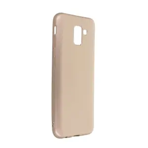 Samsung Galaxy J6 Kılıf First Silikon - Gold
