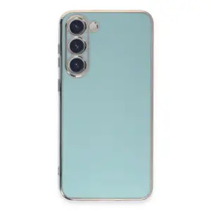 Samsung Galaxy S23 Kılıf Volet Silikon - Açık Yeşil