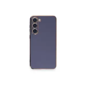 Samsung Galaxy S23 Plus Kılıf Volet Silikon - Mavi