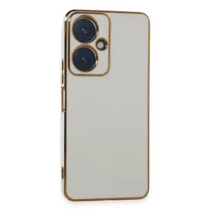 Vivo Y27 Kılıf Volet Silikon - Beyaz