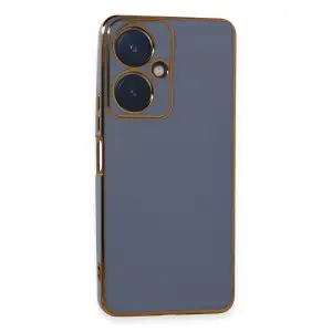 Vivo Y27 Kılıf Volet Silikon - Mavi
