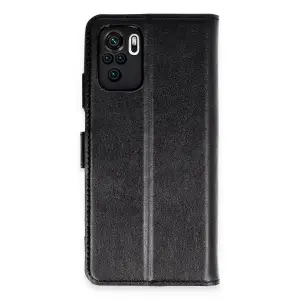 Xiaomi Mi Note 10 Trend S Plus Kapaklı Kılıf - Siyah