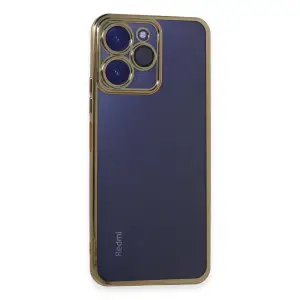 Xiaomi Redmi 12 Kılıf Razer Lensli Silikon - Gold