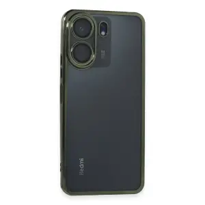 Xiaomi Redmi 13c Kılıf Razer Lensli Silikon - Yeşil