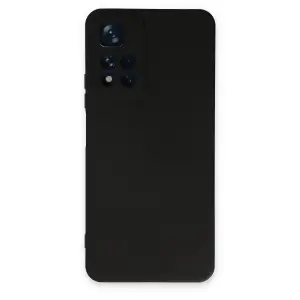 Xiaomi Redmi Note 11 Pro Plus 5g Kılıf Nano İçi Kadife Silikon - Siyah