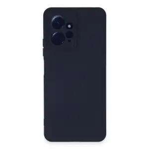 Xiaomi Redmi Note 12 4g Kılıf Nano İçi Kadife Silikon - Lacivert
