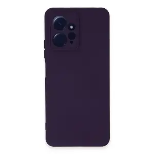 Xiaomi Redmi Note 12 4g Kılıf Nano İçi Kadife Silikon - Mor