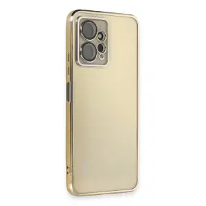 Xiaomi Redmi Note 12 4g Kılıf Razer Lensli Silikon - Gold