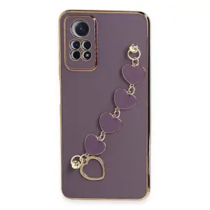 Xiaomi Redmi Note 12 Pro 4g Kılıf Esila Silikon - Mor