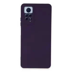 Xiaomi Redmi Note 12 Pro 4g Kılıf Nano İçi Kadife Silikon - Mor