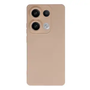 Xiaomi Redmi Note 13 4g Kılıf Nano İçi Kadife Silikon - Pudra