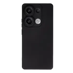 Xiaomi Redmi Note 13 Pro 4g Kılıf Nano İçi Kadife Silikon - Siyah