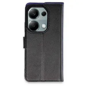 Xiaomi Redmi Note 13 Pro 4g Kılıf Trend S Plus Kapaklı Kılıf - Siyah