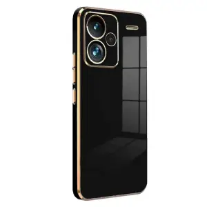 Xiaomi Redmi Note 13 Pro Plus Kılıf Volet Silikon - Siyah