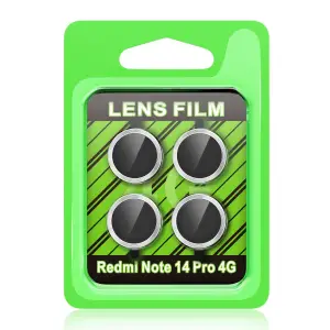 Xiaomi Redmi Note 14 Pro 4g Raze Metal Kamera Lens - Gümüş