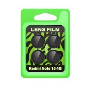 Xiaomi Redmi Note 15 4g Raze Metal Kamera Lens - Siyah