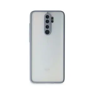 Xiaomi Redmi Note 8 Pro Kılıf Montreal Silikon Kapak - Gri