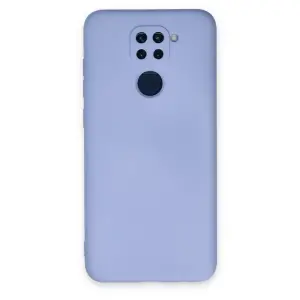 Xiaomi Redmi Note 9 Kılıf Nano İçi Kadife Silikon - Lila