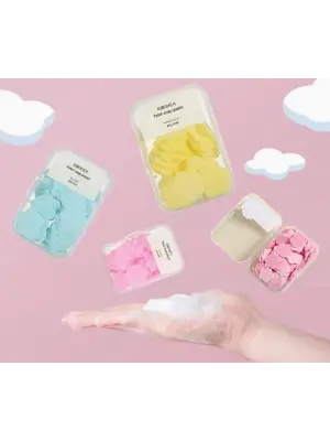 100 Yaprak Eriyen Mini Parfümlü Kağıt Sabun
