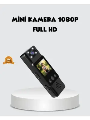 180 Derece Dönebilen Mini Kamera Full Hd Tft Ekran Hareket Sensörlü