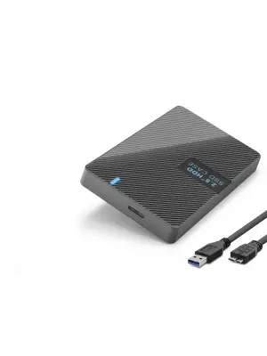 2.5 Sata Hdd/Ssd Harici Disk Kutusu Usb 3.0 Micro-B - Siyah HDX1792