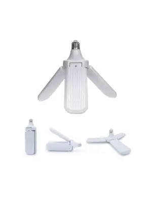 3 Kollu Pervane Modeli Beyaz Led Lamba Ampul 24w - E27