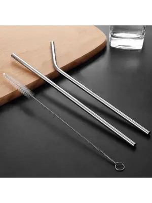 3 Parça Paslanmaz Çelik Pipet Seti
