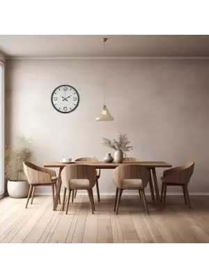 36 Cm Gri Şıklık Duvar Saati