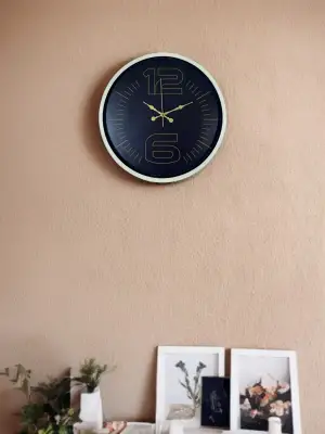 36 Cm Krem Dekoratif Duvar Saati