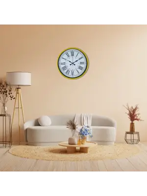 36 Cm Sarı Standart Duvar Saati