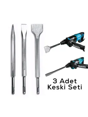 3pcs Murç Seti Sivri -düz 25cm
